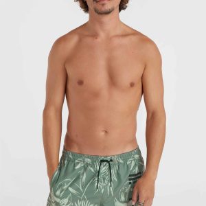 Mix and Match Cali 16'' zwembroek | Green Tonal Tropicana