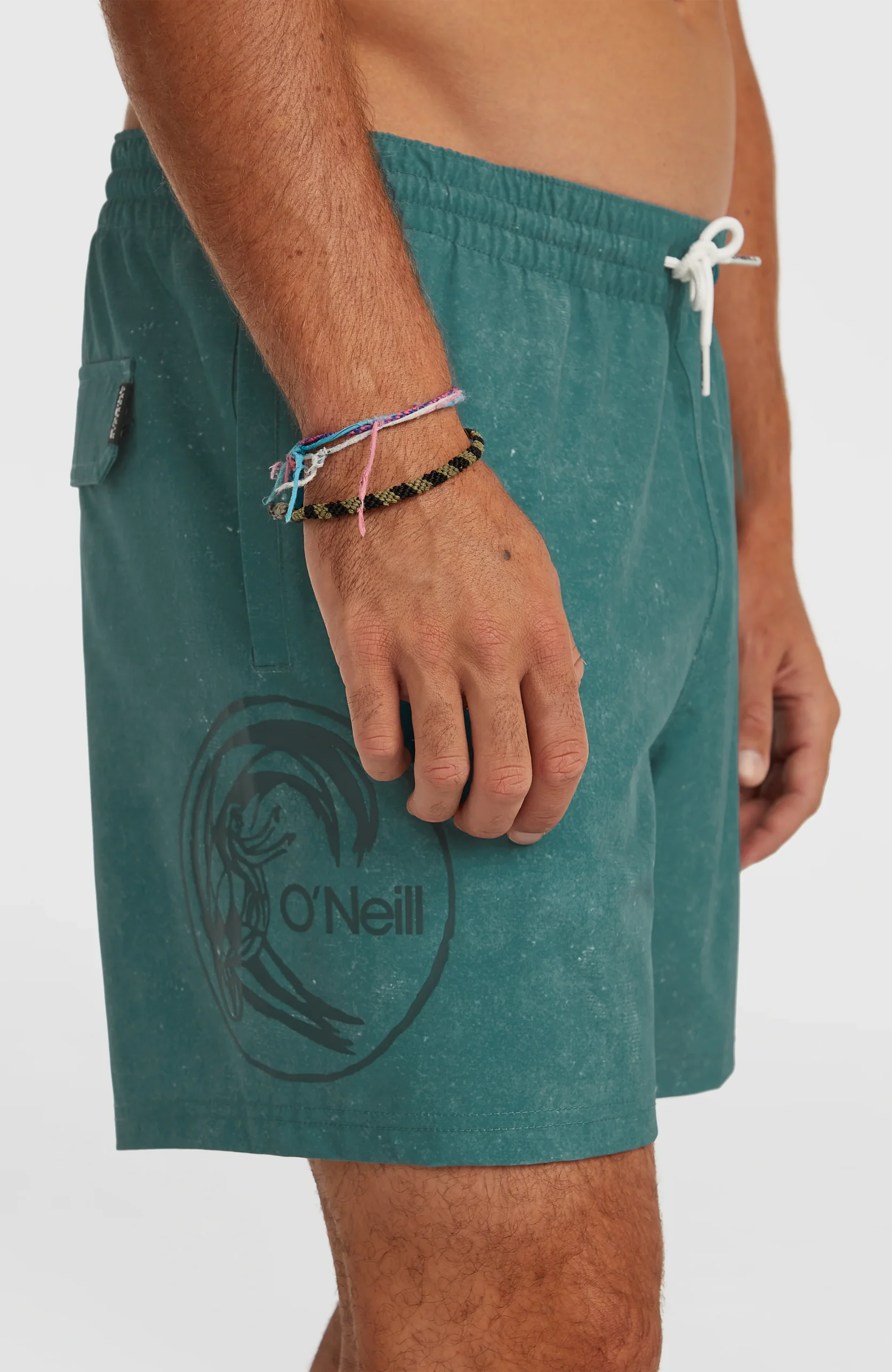 O'Riginals Cali Ocean 16'' zwembroek | Green Originals Acid Wash - Afbeelding 3