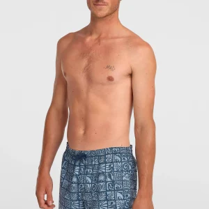 O'Neill Print 16'' zwembroek | Dark Blue Bricks