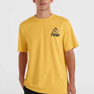 O'Neill Hybrid Logo Polygiene T-shirt | Golden Haze