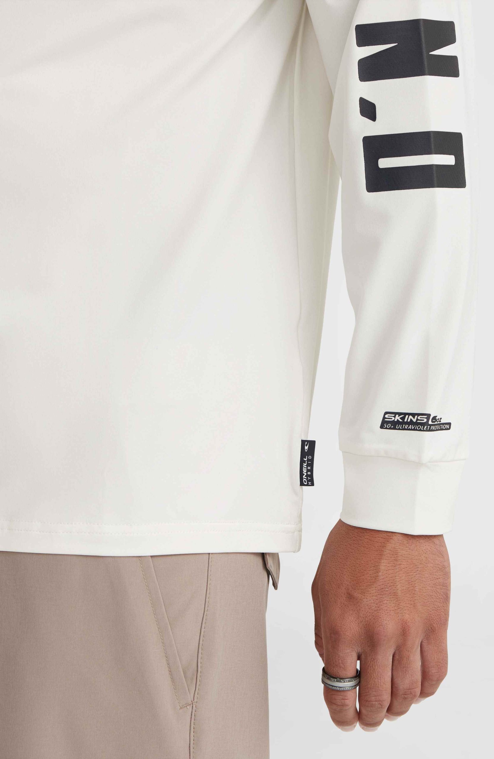 O'Neill TRVLR Series Polygiene T-shirt | Snow White - Afbeelding 6