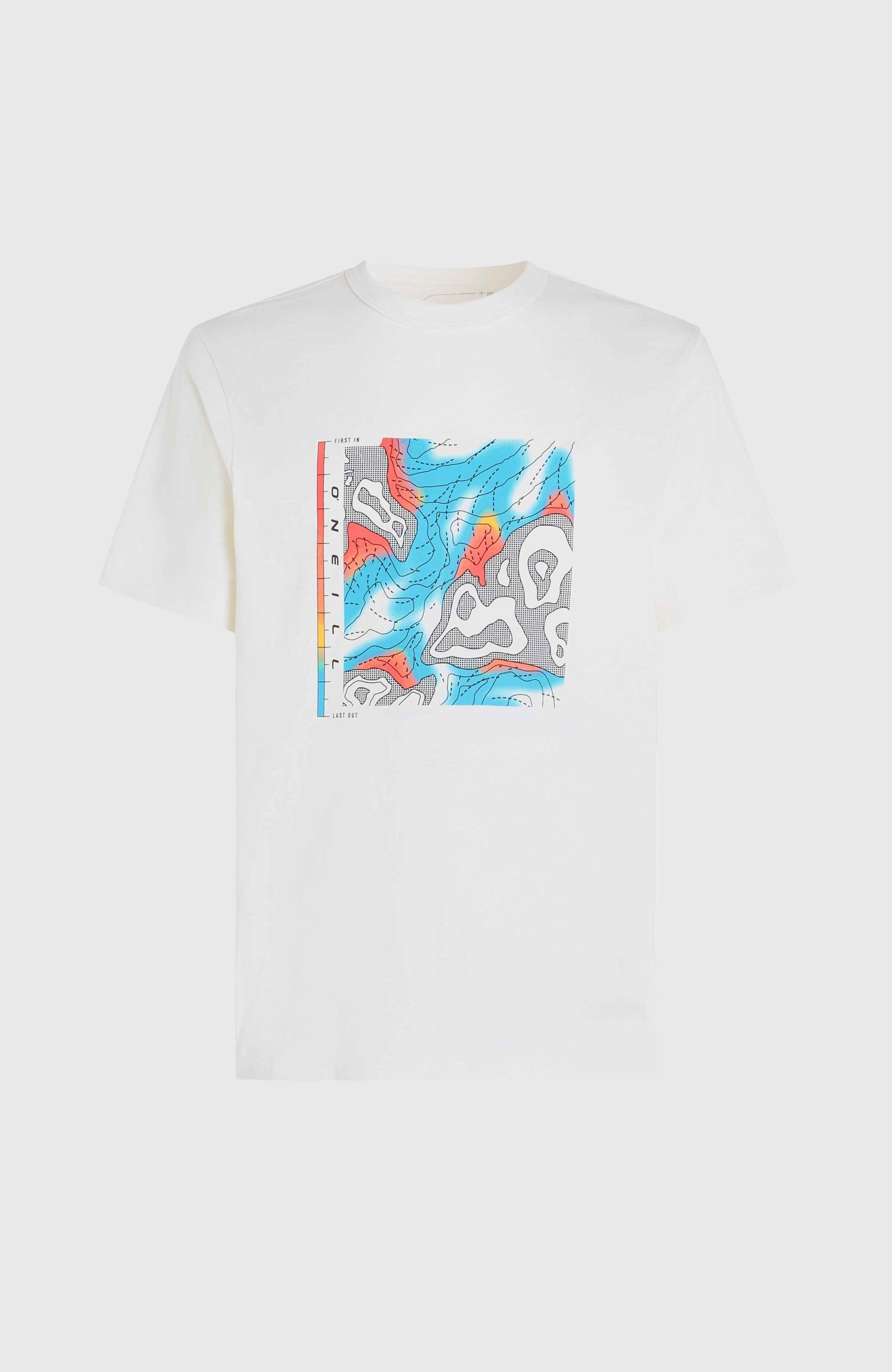 O'Neill TRVLR Series Pacific Polygiene T-shirt | Snow White - Afbeelding 6