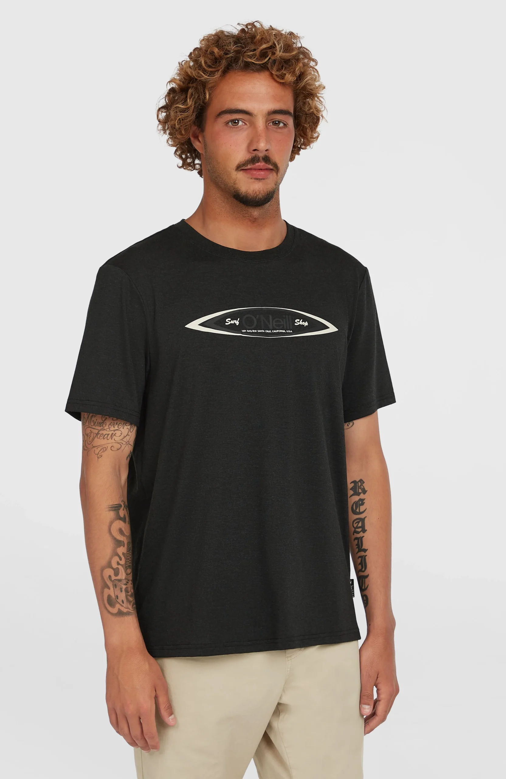 O'Riginals Hybrid Polygiene Graphic T-shirt | Black Out - Afbeelding 2