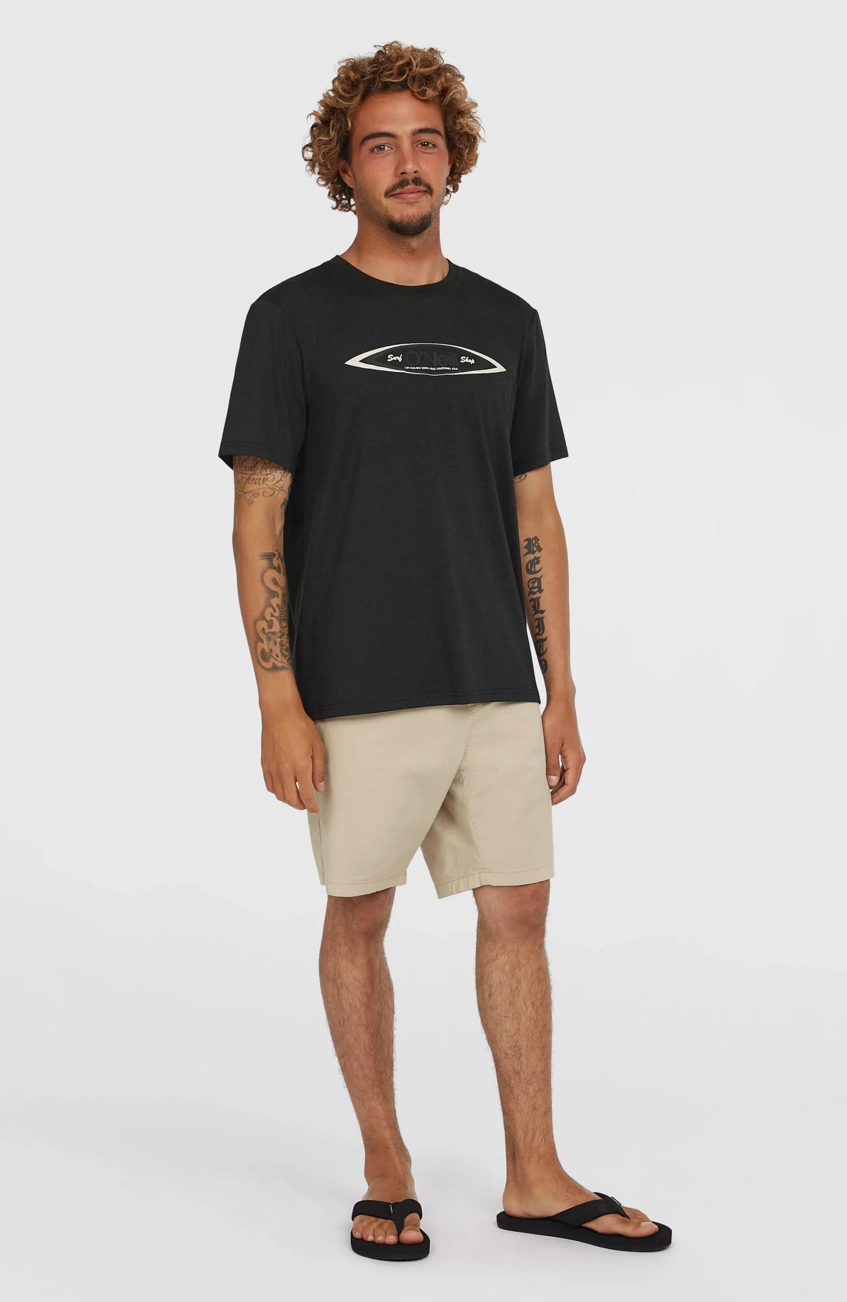 O'Riginals Hybrid Polygiene Graphic T-shirt | Black Out - Afbeelding 4