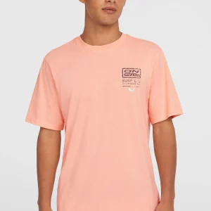 Retro Graphic T-shirt | Coral Pop