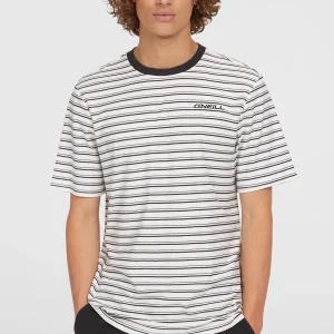 Yarn Stripe T-shirt | White Cali Stripe