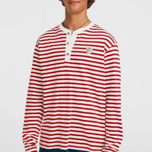 O'Riginals shirt met lange mouwen | White/Red Originals Stripe