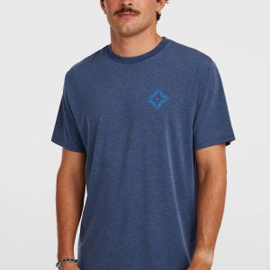 O'Neill Hybrid Polygiene Back-Print T-shirt | English Evening