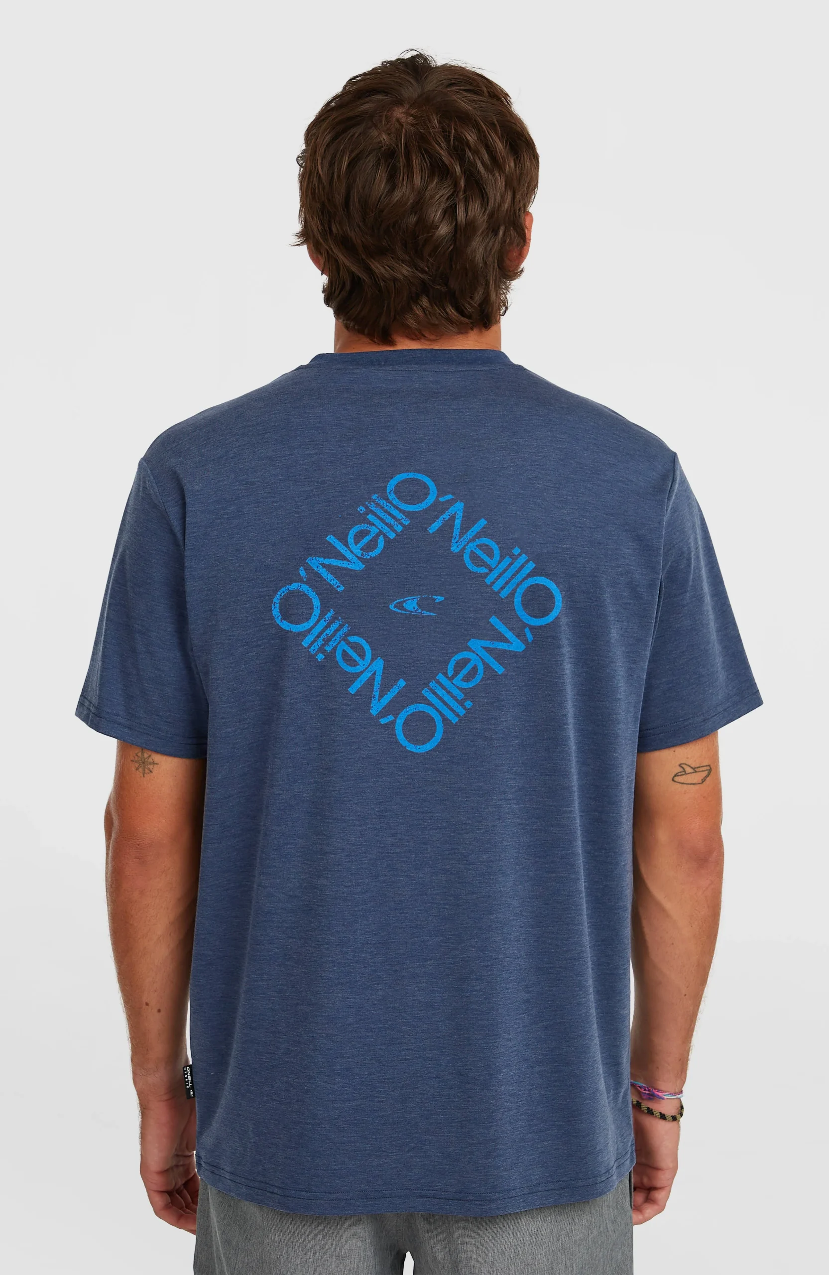 O'Neill Hybrid Polygiene Back-Print T-shirt | English Evening - Afbeelding 4