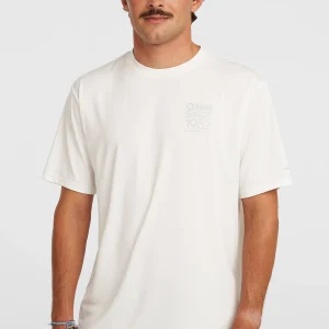 O'Neill Hybrid UPF 50+ Polygiene Back-Print T-shirt | Snow White