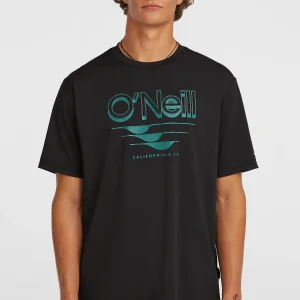 O'Neill Hybrid UPF 50+ Polygiene Graphic T-shirt | Black Out