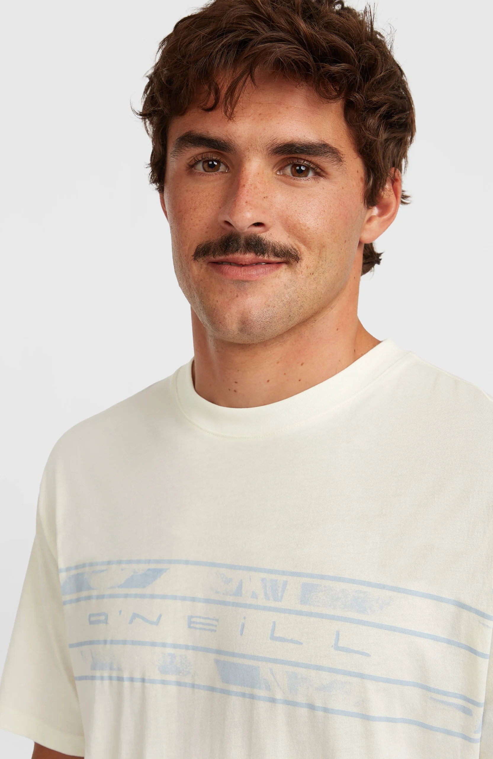 O'Neill Flower Stripe T-shirt | Snow White - Afbeelding 3