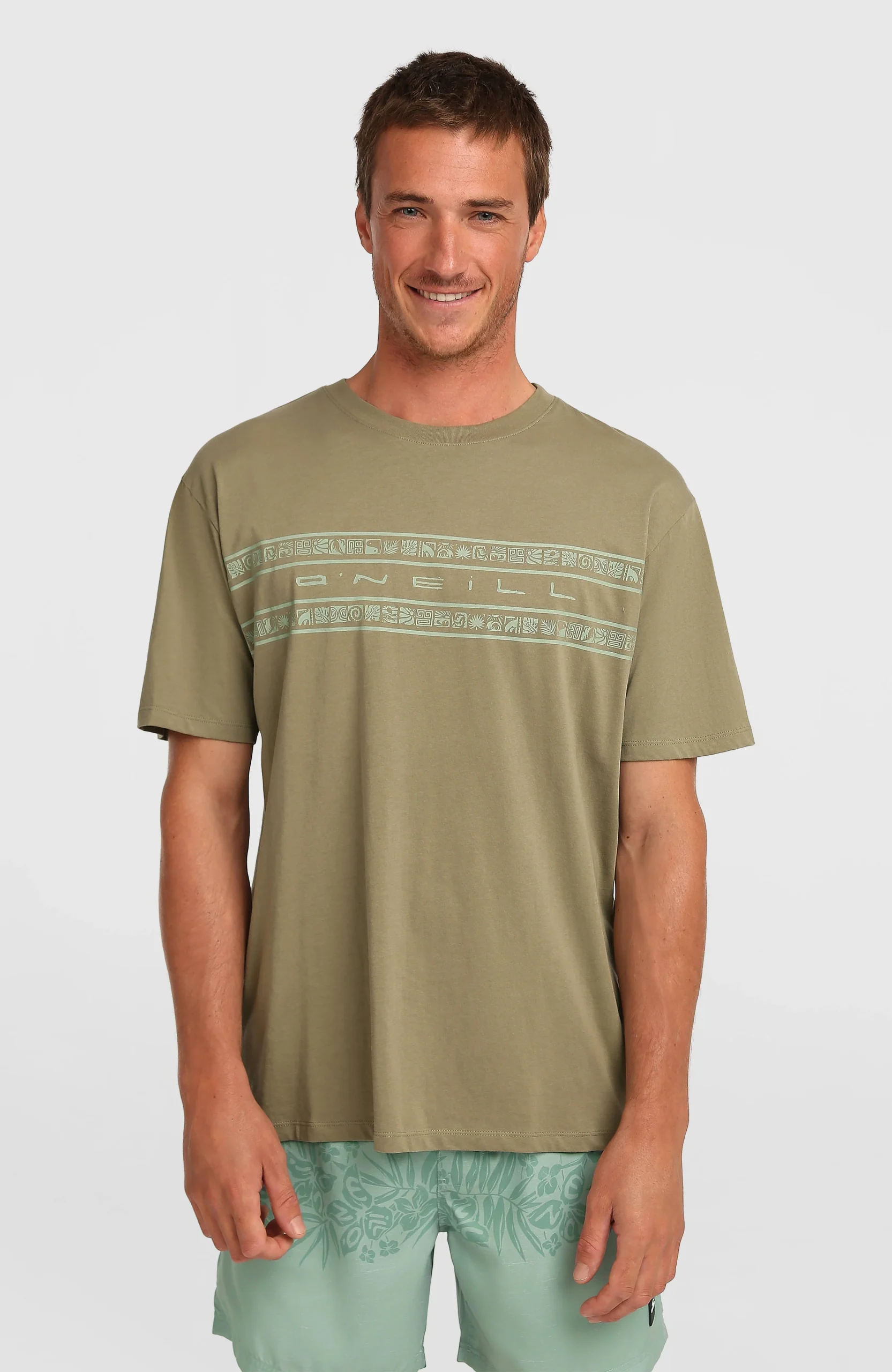 O'Neill Flower Stripe T-shirt | Avery Fern - Afbeelding 2