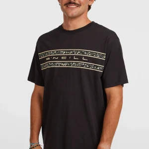 O'Neill Flower Stripe T-shirt | Black Out