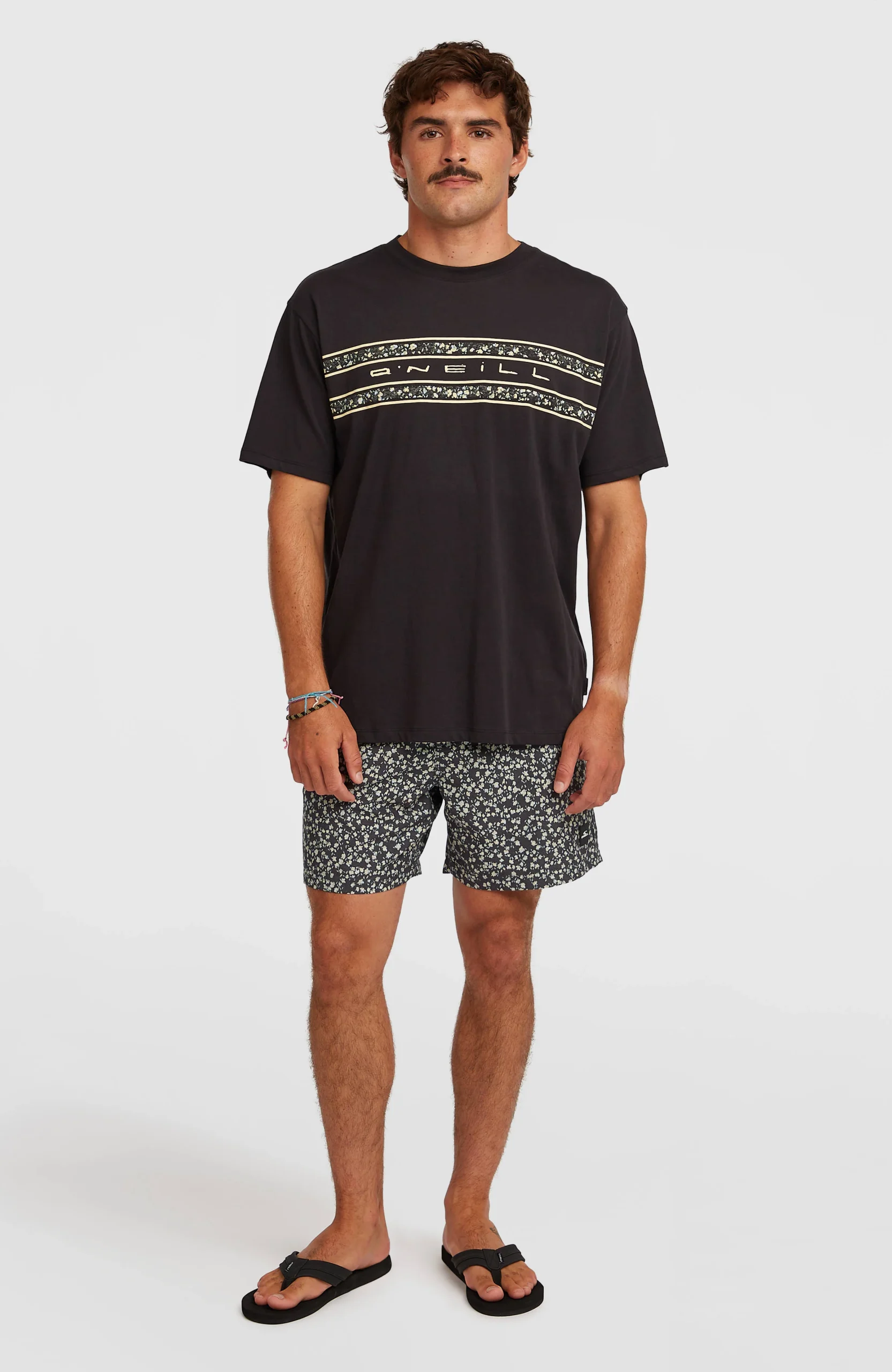 O'Neill Flower Stripe T-shirt | Black Out - Afbeelding 5