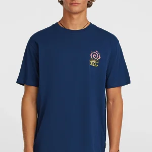 Chest Print T-shirt | English Evening