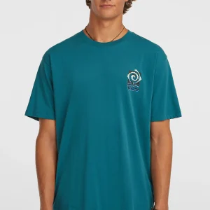 Chest Print T-shirt | Botanical Heat