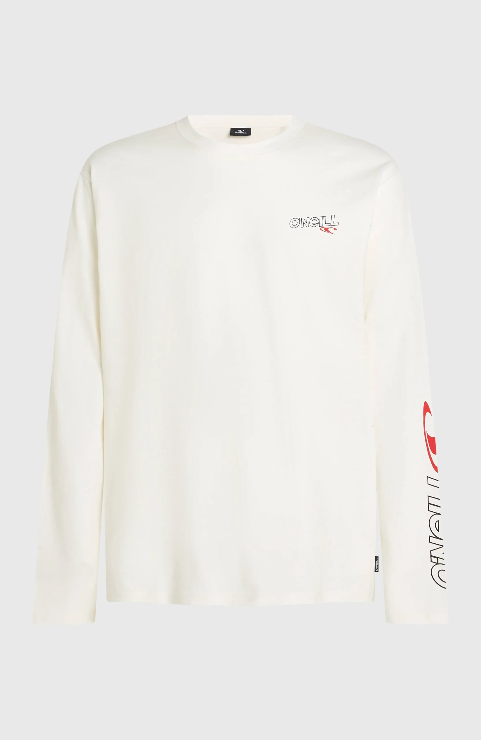 Essentials 90s Logo shirt met lange mouwen | Snow White - Afbeelding 7