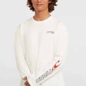 Essentials 90s Logo shirt met lange mouwen | Snow White