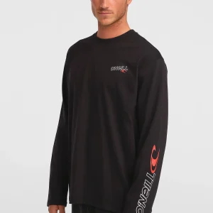 Essentials 90s Logo shirt met lange mouwen | Black Out