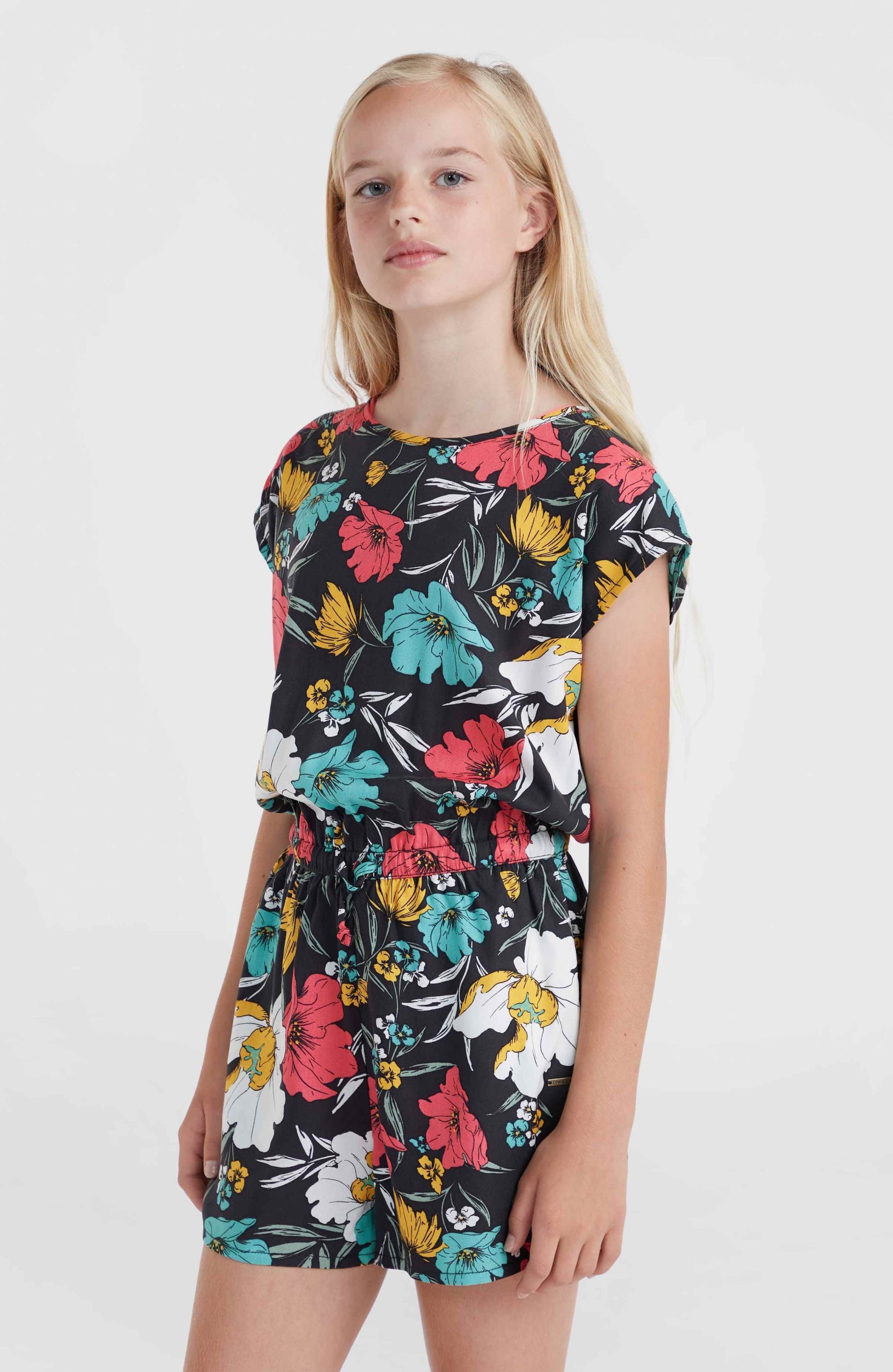 Talia playsuit | Black/Blue Bluemchen - Afbeelding 2