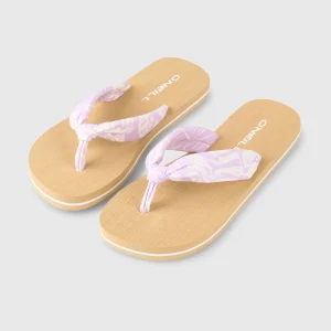 Ditsy Sun slippers | Purple Island Sky