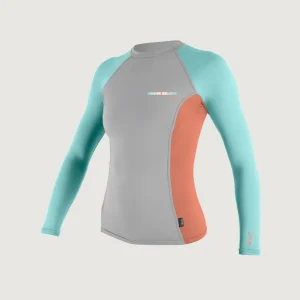 Skins Long Sleeve Crew | Silver