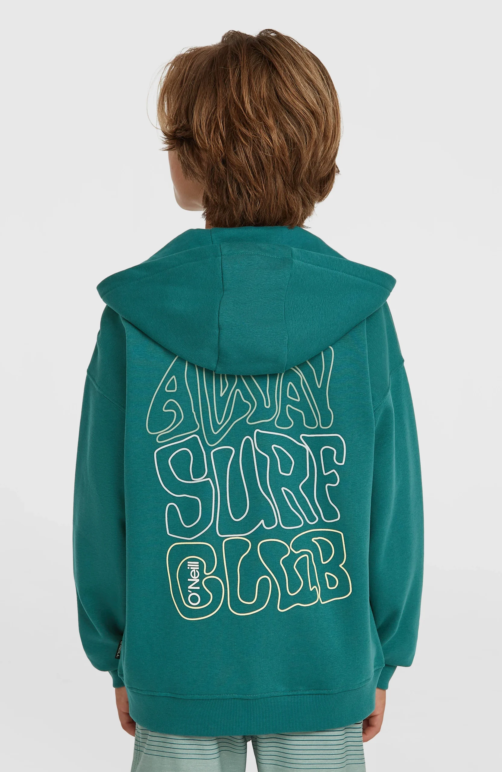 Graphic capuchonvest met volledige rits | Botanical Heat - Afbeelding 4