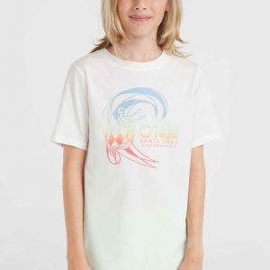 Circle Surfer T-shirt | Snow White