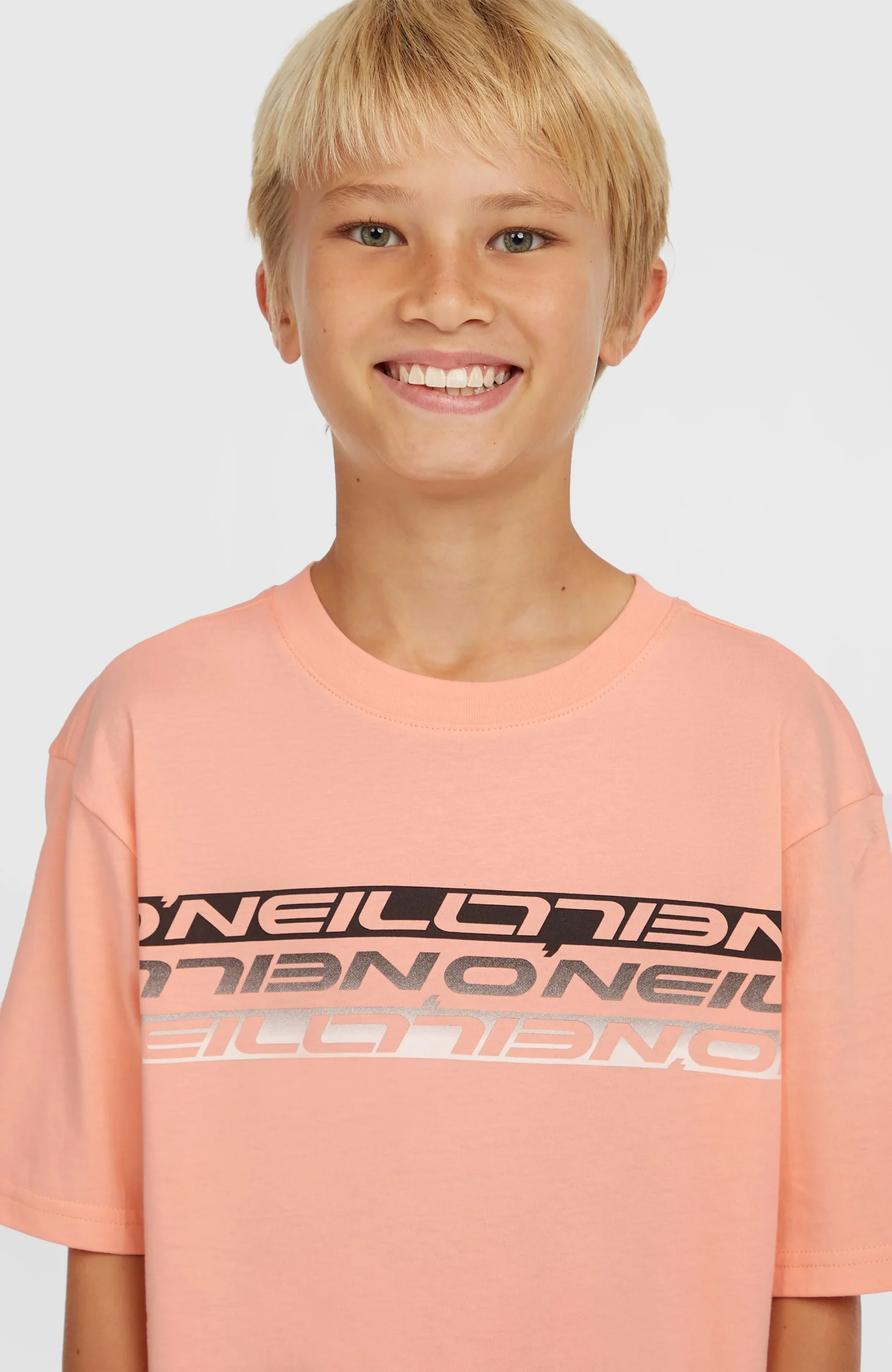 Stripe T-shirt | Coral Pop - Afbeelding 3