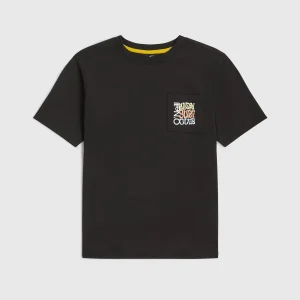 Chest Pocket T-shirt | Black Out