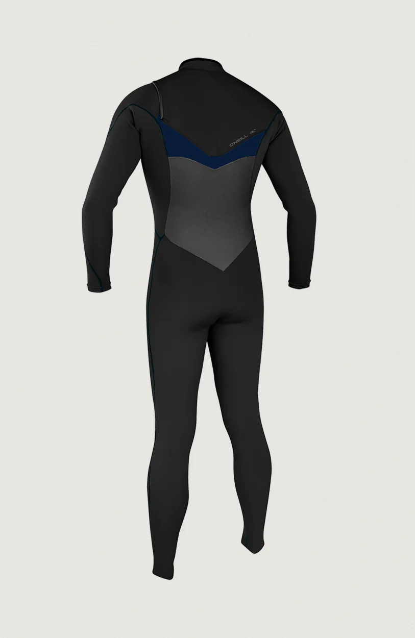 Psycho Freak Chest Zip 3/2mm Full Wetsuit | Black - Afbeelding 3