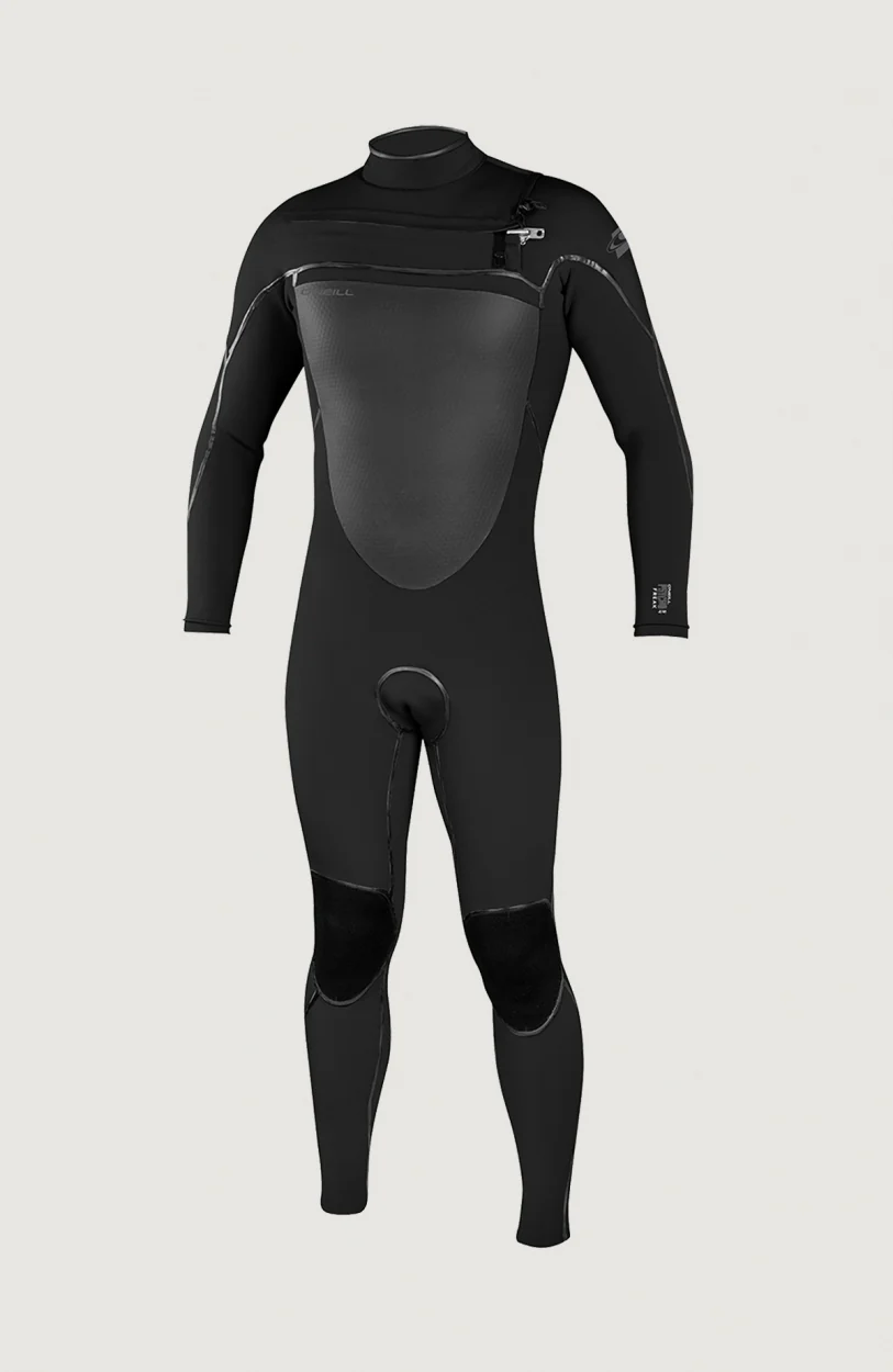 Psycho Freak Chest Zip 5/4mm Full Wetsuit | Black - Afbeelding 2