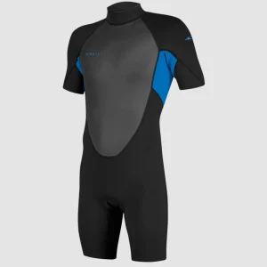 Reactor-2 2mm Back Zip Short Sleeve Spring Wetsuit | BLK/OCEAN