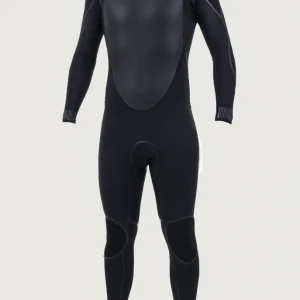 Psycho Tech 4/3mm Back Zip Full Wetsuit | BLACK/BLACK