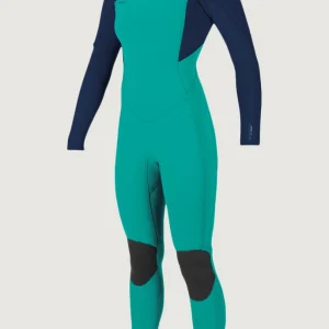 Hyperfreak Plus 3/2mm Chest Zip Full Wetsuit | Light Green