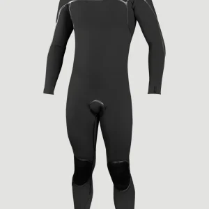 Psycho One 4/3mm Chest Zip Full Wetsuit | BLACK/BLACK