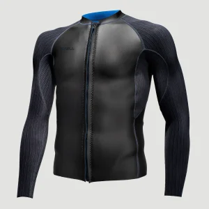 Blueprint 2mm Front Zip Jacket | BLACK/BLACK