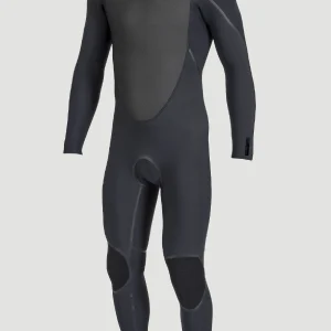 Psycho Tech 5/4mm Back Zip Full Wetsuit | BLACK/BLACK