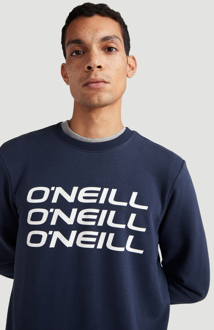 O'Neill Triple Stack Crew Sweatshirt | Ink Blue -A - Afbeelding 4