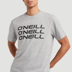 Triple Stack T-Shirt | Silver Melee -A