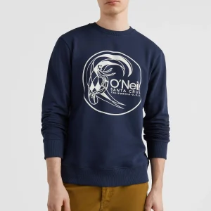 Circle Surfer Crew Sweatshirt | Ink Blue
