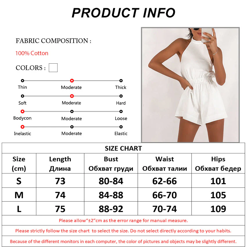 Nava™ Jumpsuit – 100% Katoen High Waist Zomerlook | Becker’s Amsterdam™ - Afbeelding 7